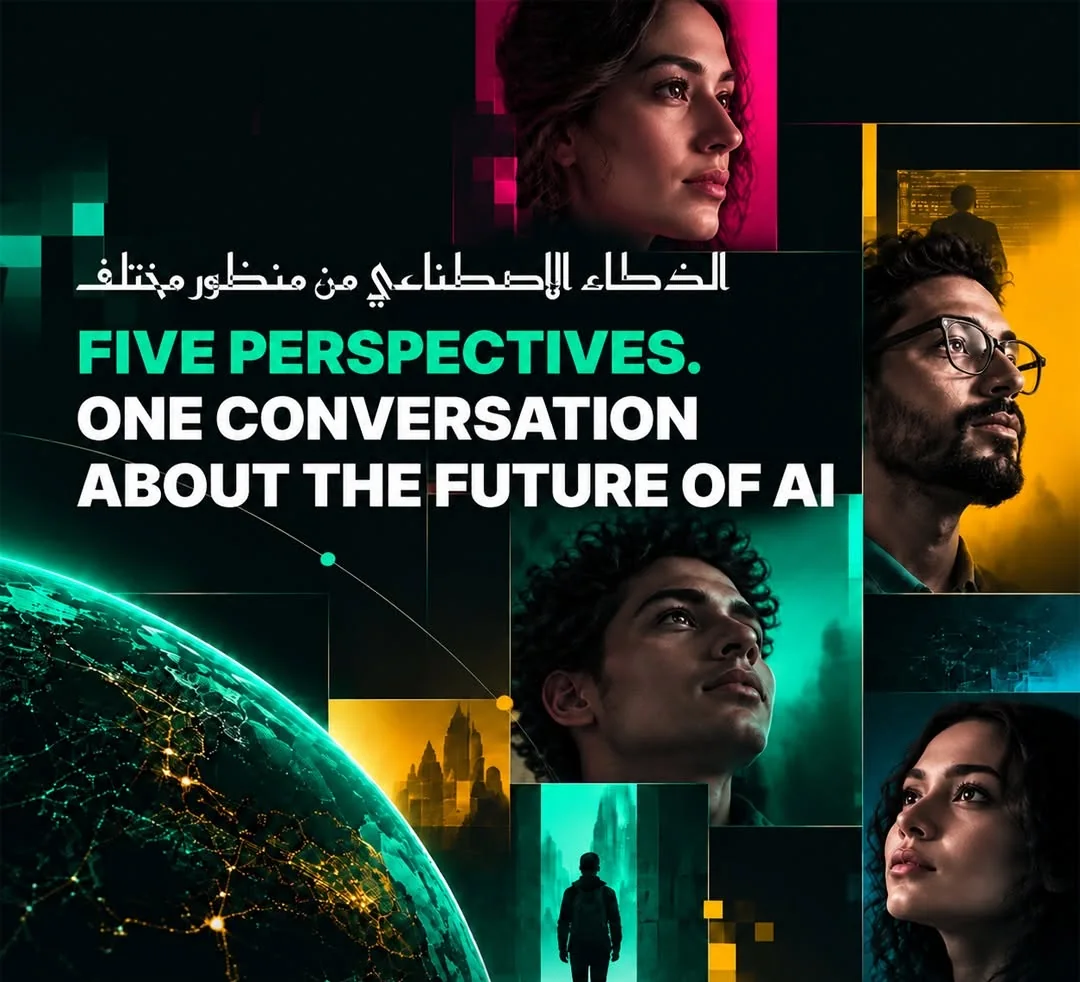 AI Summit key visual: five perspectives, one conversation about the future of AI
