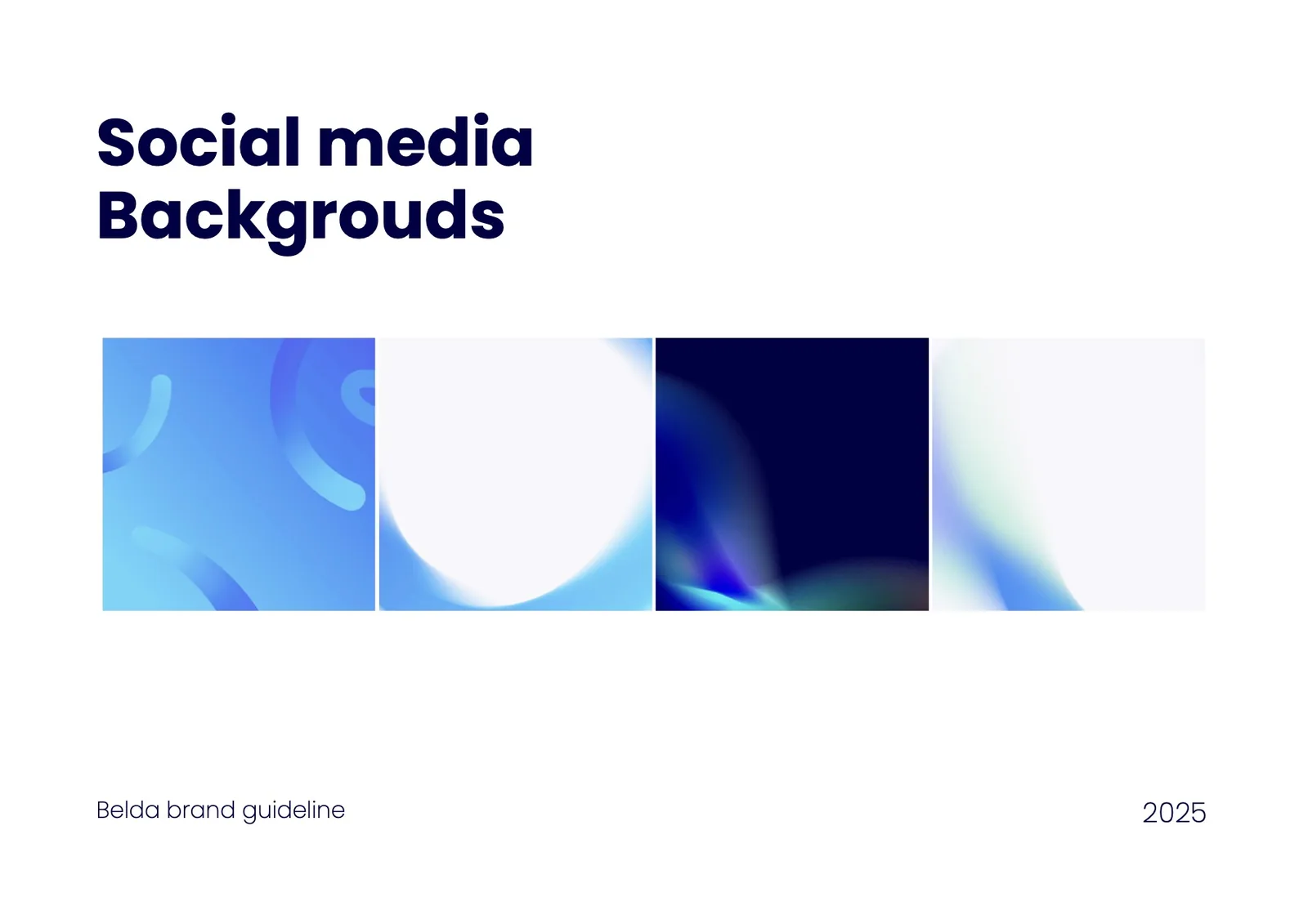 Belda social media backgrounds