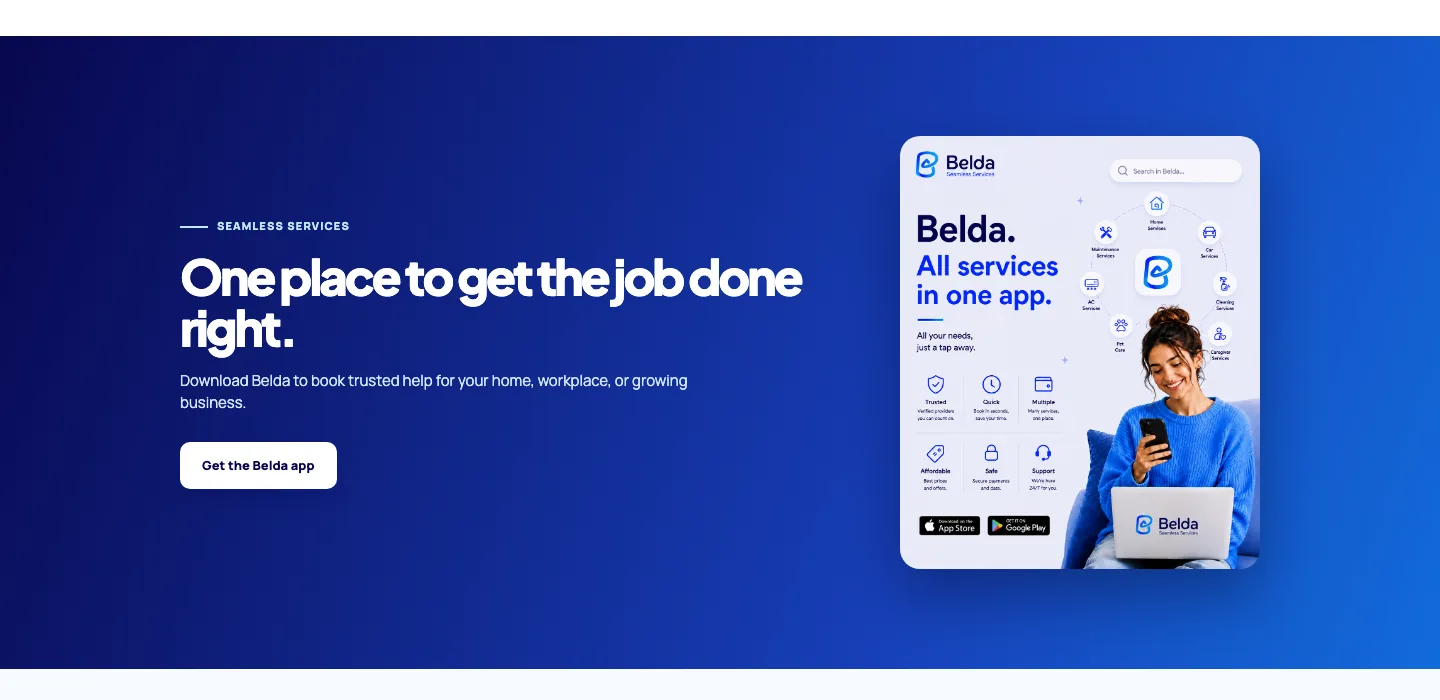 belda.app: one place to get the job done right