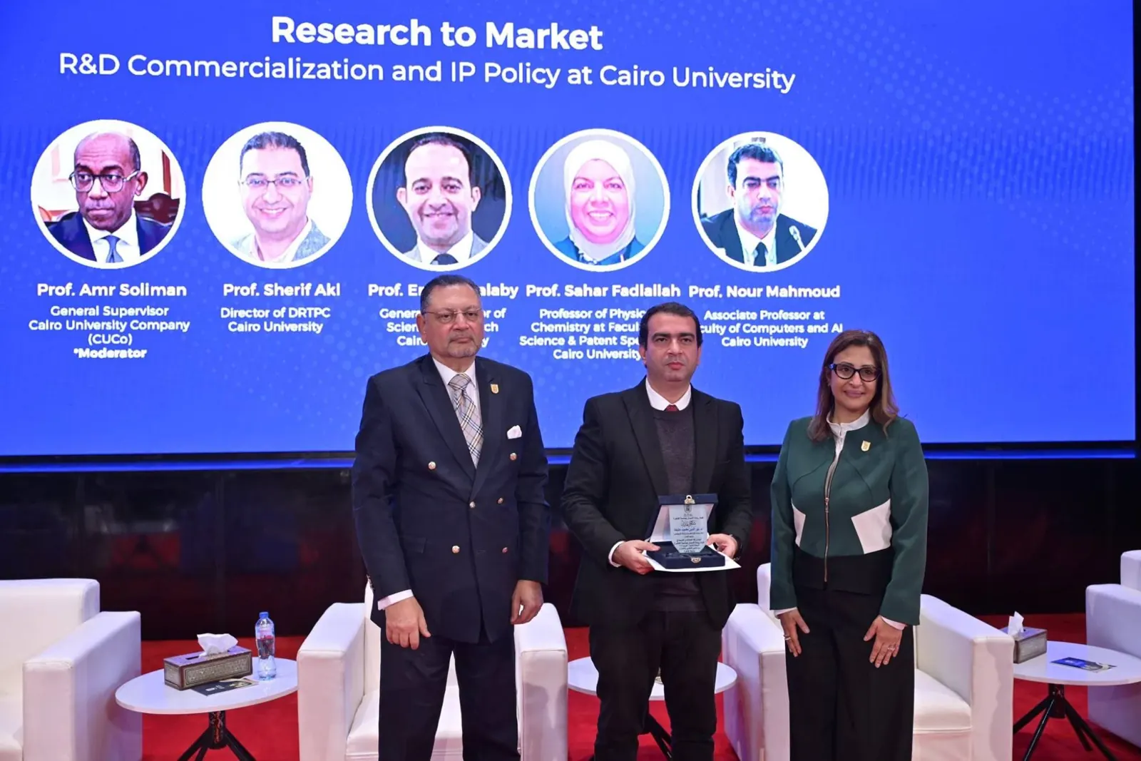 CUES 2026: Research to Market speakers honoured on stage
