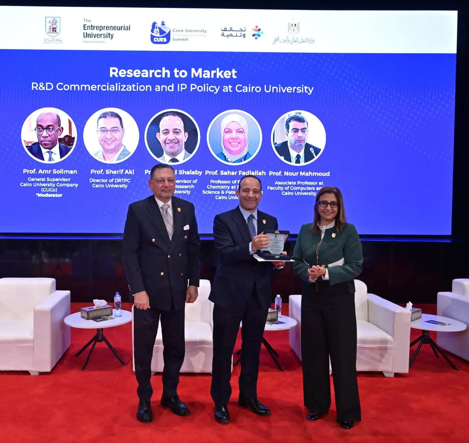 CUES 2026: Research to Market speakers honoured on stage