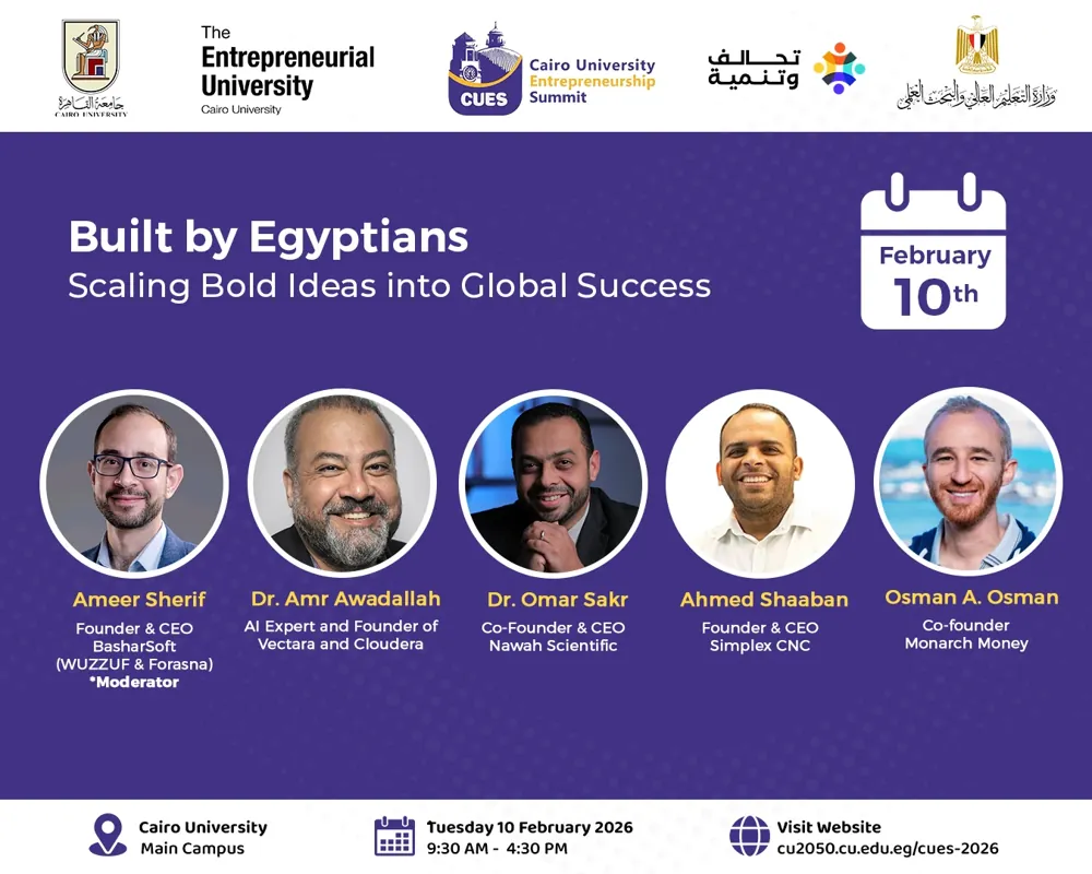 CUES 2026 session design: Built by Egyptians