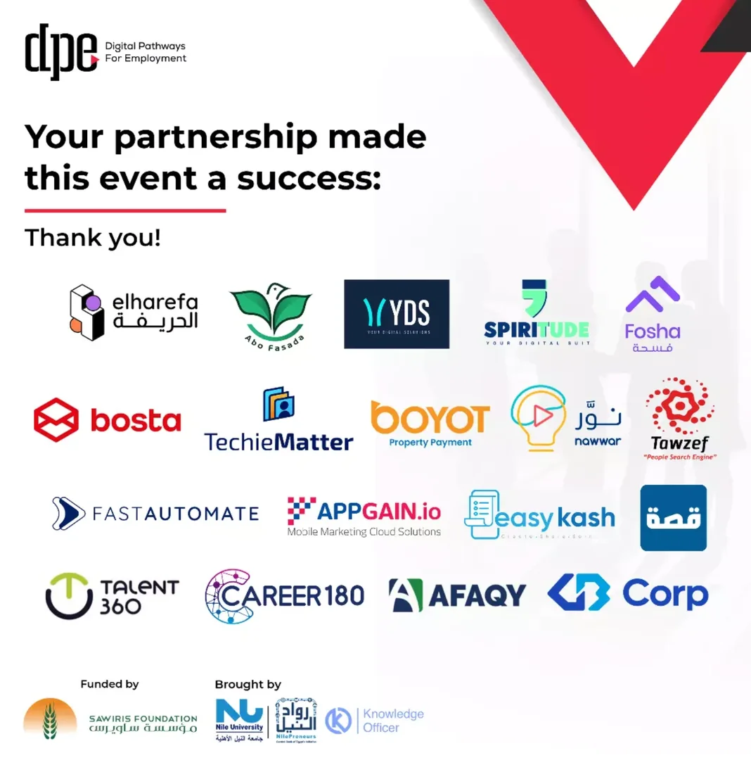 DPE thank-you post to the employer partners of the May 2023 matchmaking event