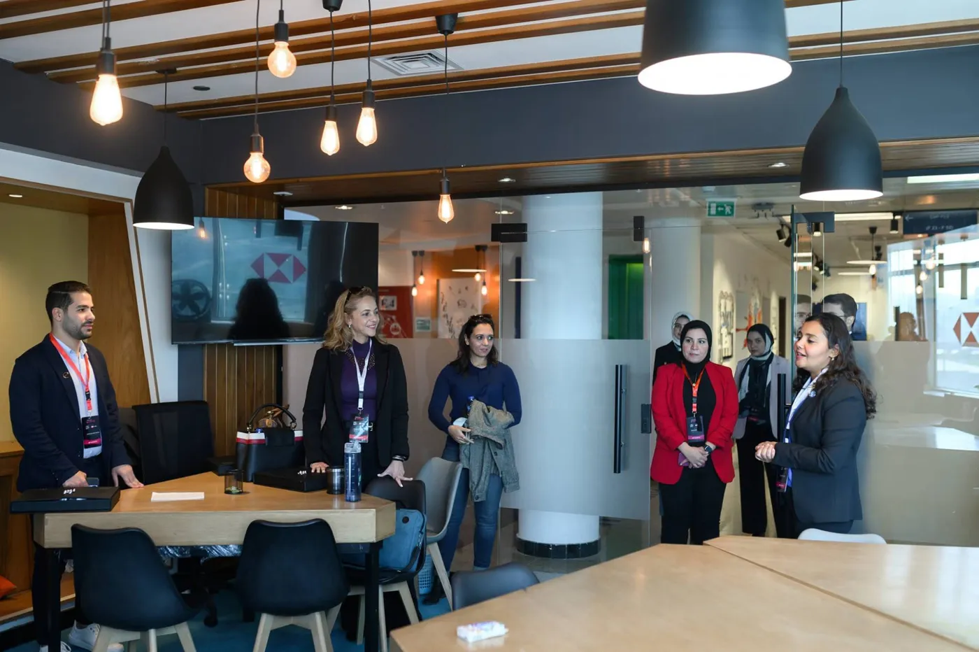 NP Academy cycle 2 onboarding: Touring the NilePreneurs workspace with HSBC Egypt