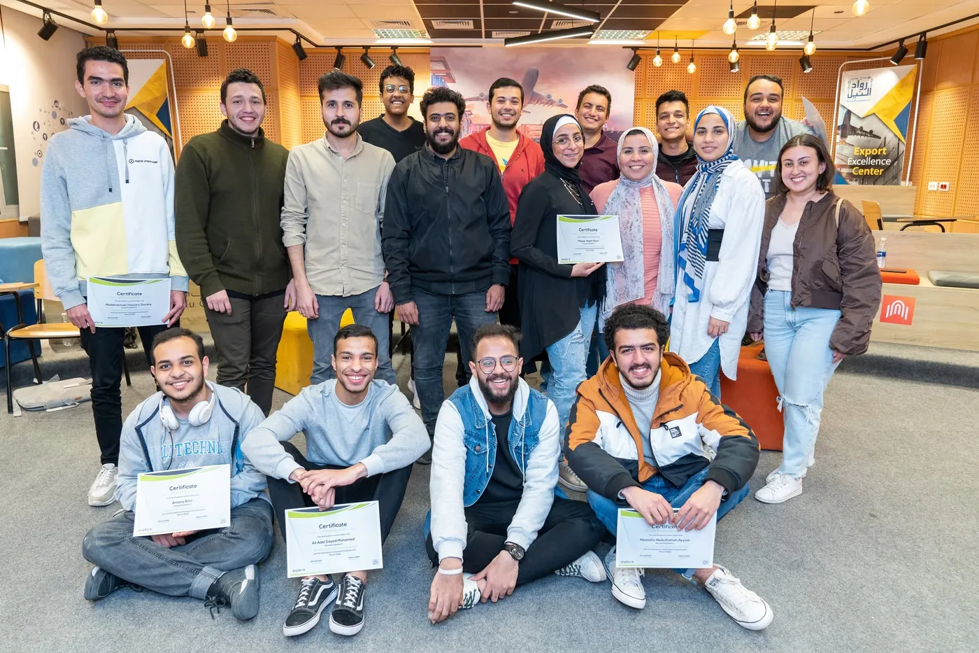 NilePreneurs Explore graduates with their certificates
