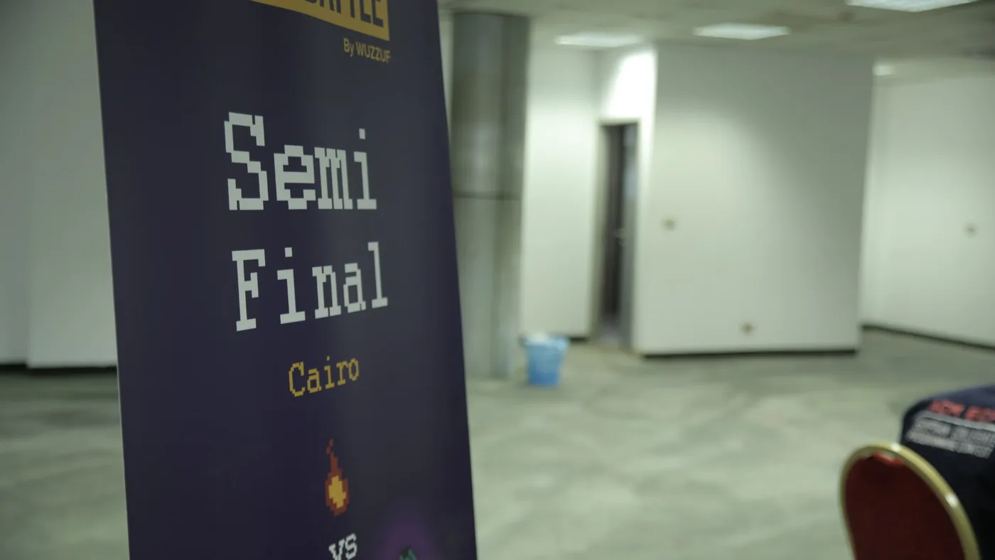Code Battle semi-final banner, Cairo