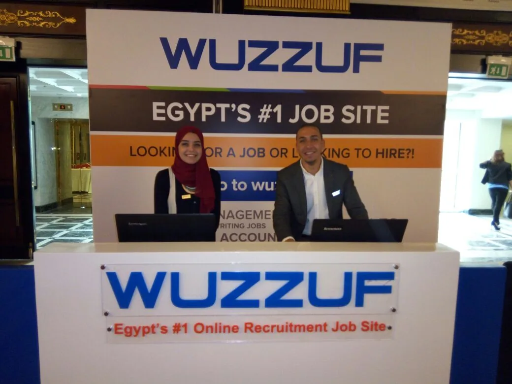 The WUZZUF booth