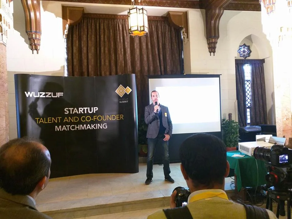 A talk at the matchmaking event